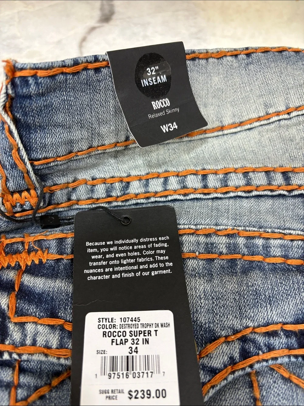 True Religion classic relaxed